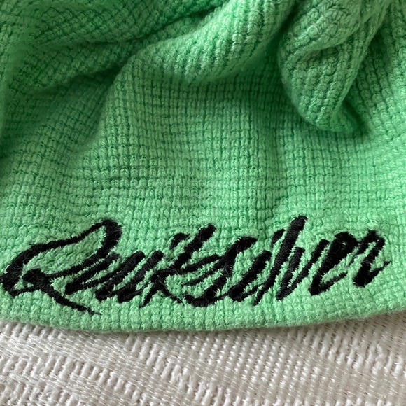 VINTAGE QUICK SILVER GREEN VISOR CAP - Picture 2 of 4